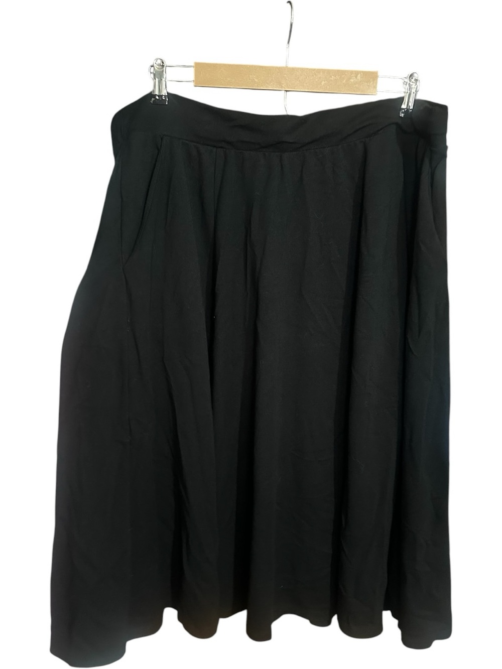 Torrid A-Line Mini Skirt Black Size 3X
